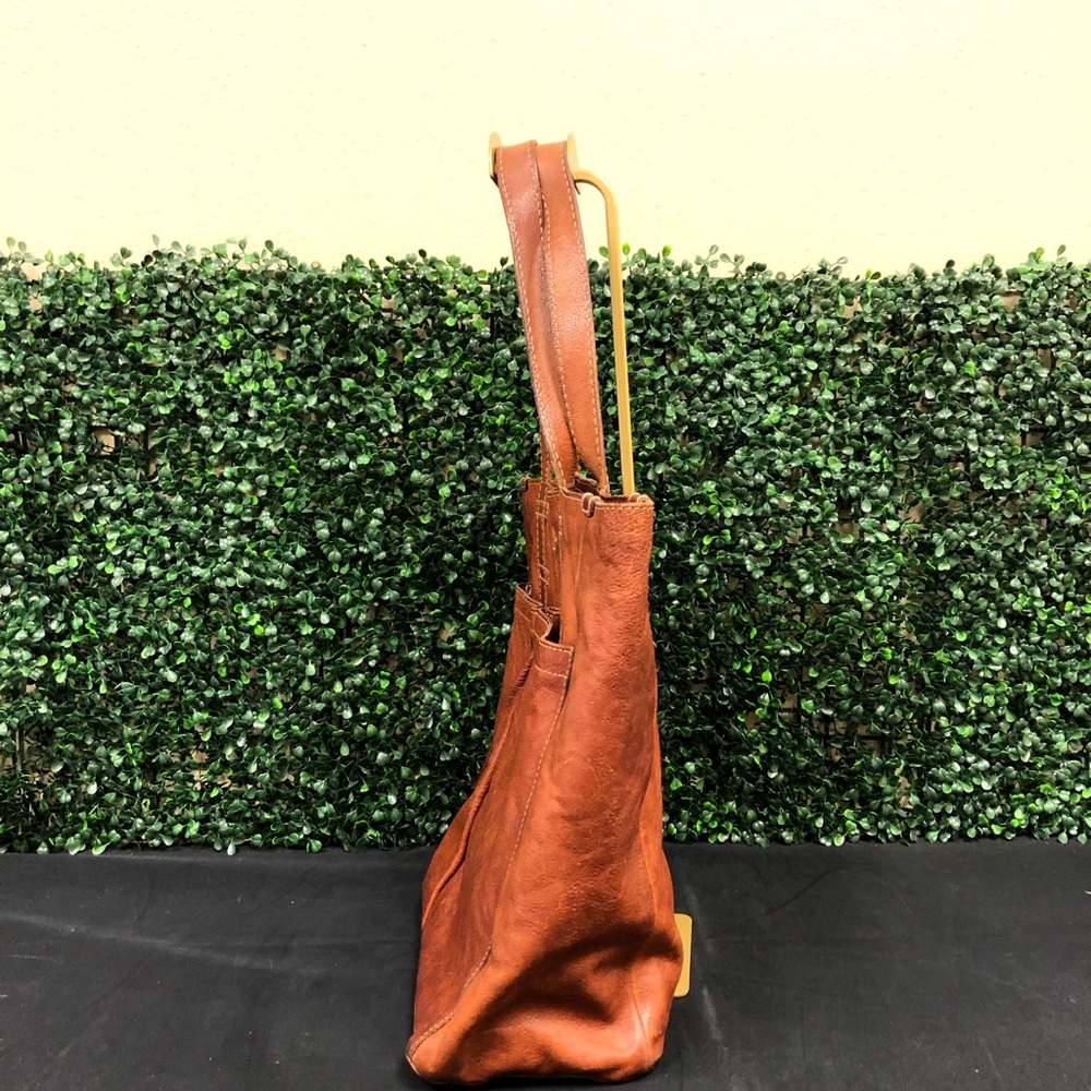 Frye Leather Tote Bag with Front Pockets - Picture 3 of 13